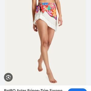 PatBO Aster Floral Multicolor Swim Sarong